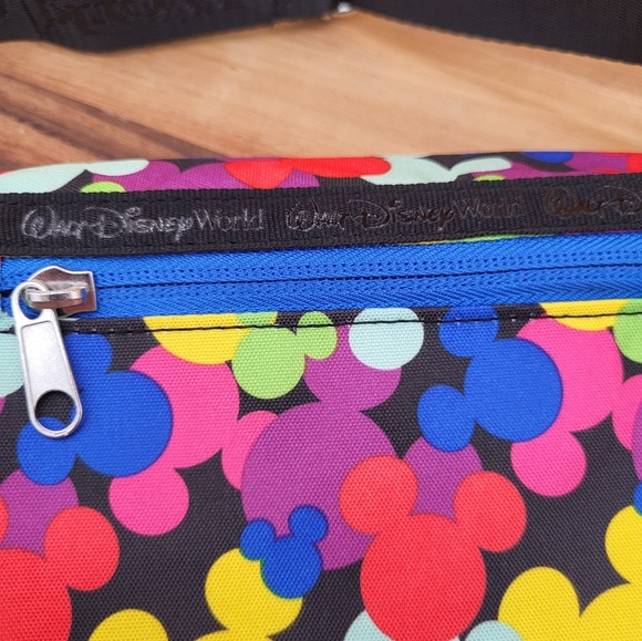 Disney Colorful Mickey Mouse Fanny Pack/Belt Bag, Like New - Picture 7 of 10